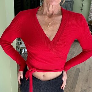 Athleta wrap top